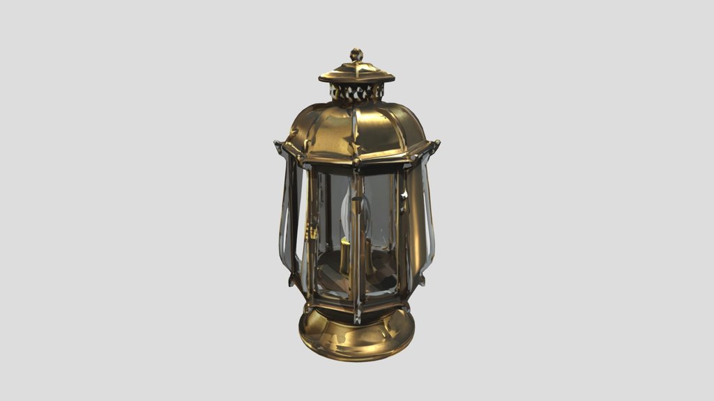 Mystic Lantern — 3D Model | Game Ready | PBR Tex