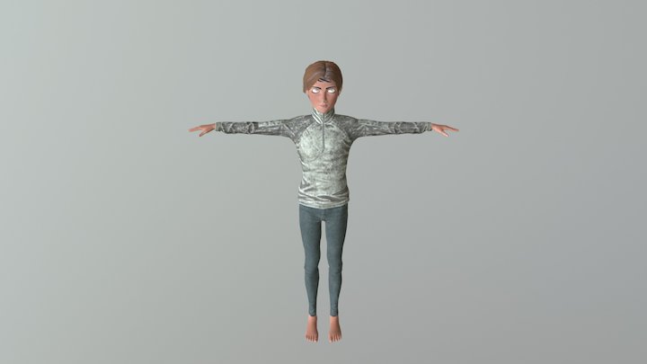 Andro Teen Boy 3D Model