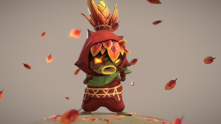 Deku Kid Denmi - Simple Creature 3D Model