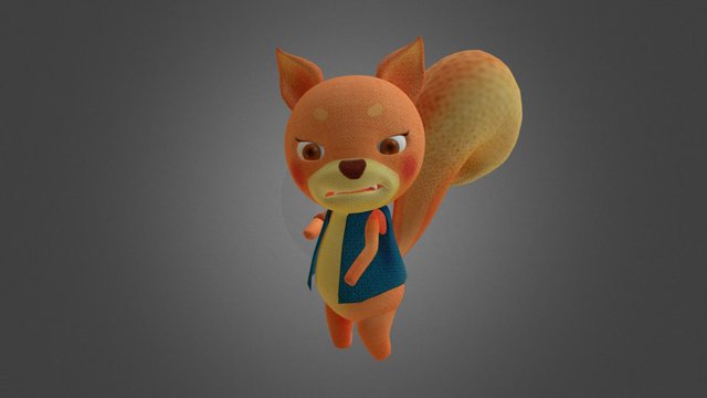 Fox 3D Model