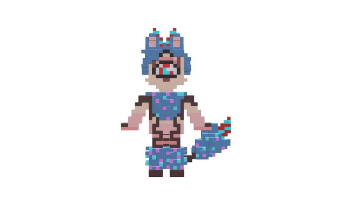 Voxel: Diabetes demon 3D Model