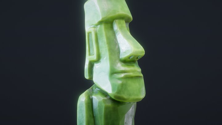 Moai Free 3D Model