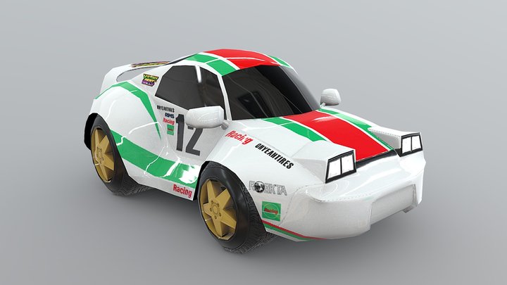 Victory Heat Rally Car 3D Model