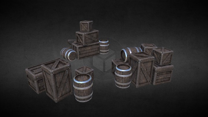 Crates – Gratis 3D-model STL