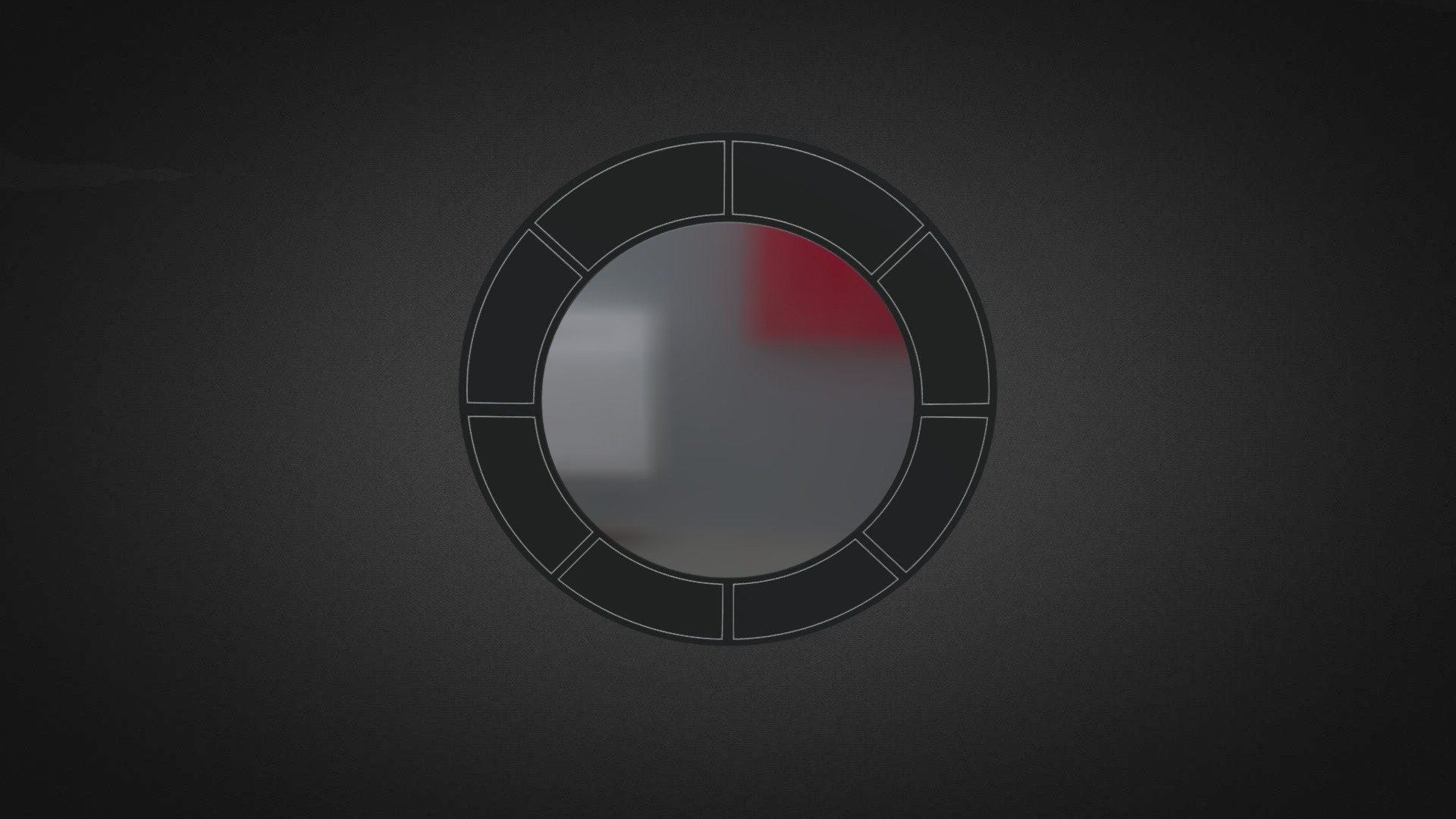 Round Mirror Hire — Sketchfab embed 3D viewer