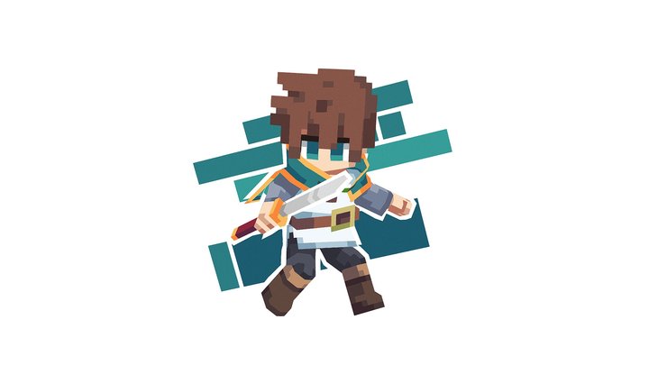 KonoSuba Fan Art - Kazuma 3D Model