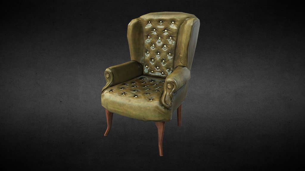 Lowpoly chair