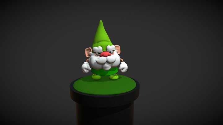 Nomo Sculpted Blender 3D Model
