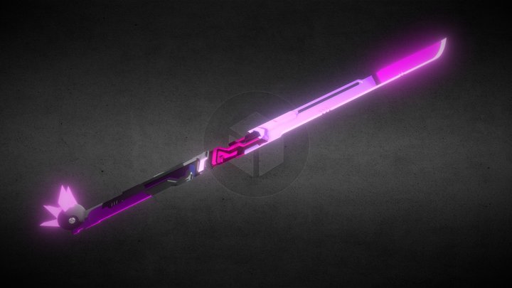 Demonic vigilant katana 3D Model