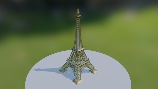 Eiffel Tower 3D Model