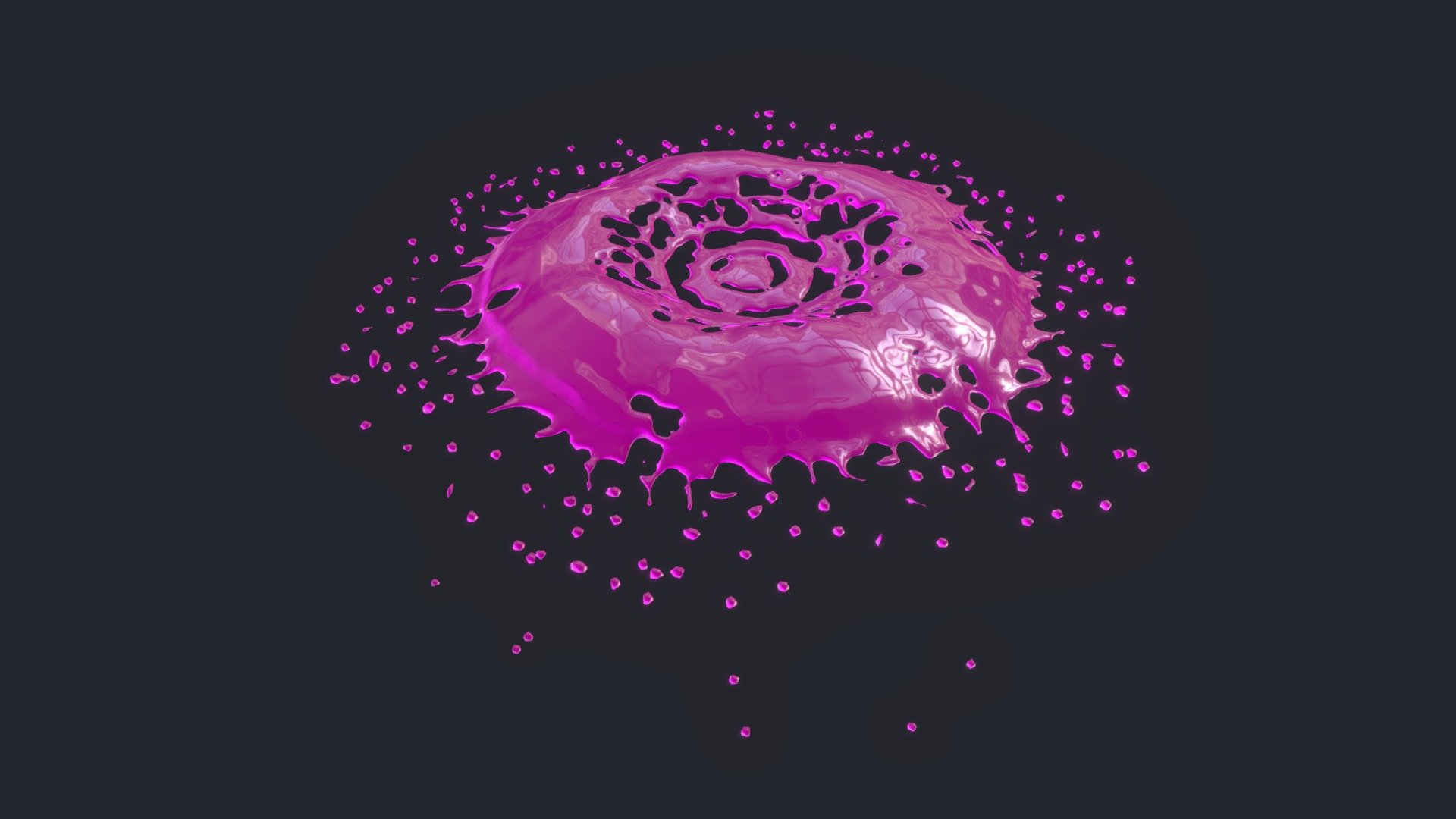 Splash Water Animation - Vertical A - Buy Royalty Free 3D model by ...