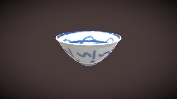 Chinese kitchen utensils_bowl 3D Model