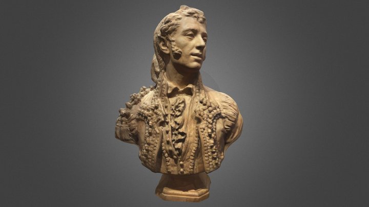 Busto de Majo con redecilla – Modello 3D gratuito STL