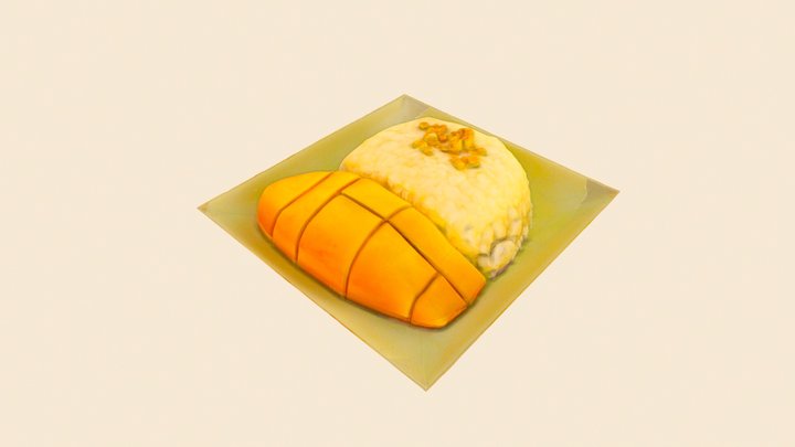 Thai mango sticky rice – Modelo 3D gratuito STL