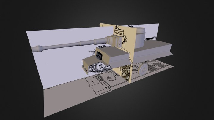 PzKpfw VI Tiger.FBX 3D Model
