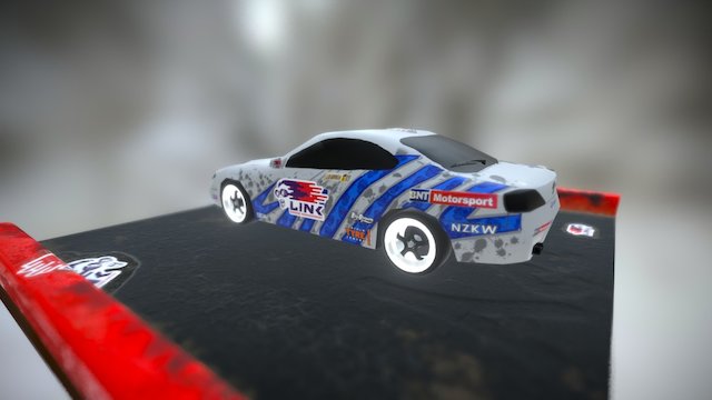 [Low-Poly] Drift Car JKM 3D Model