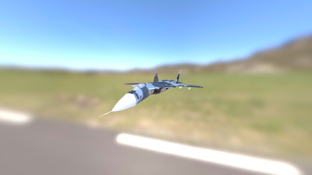 Su 47 3D Model