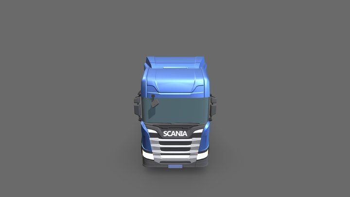 [XYZ]_KR_Scania R_Draft 3D Model