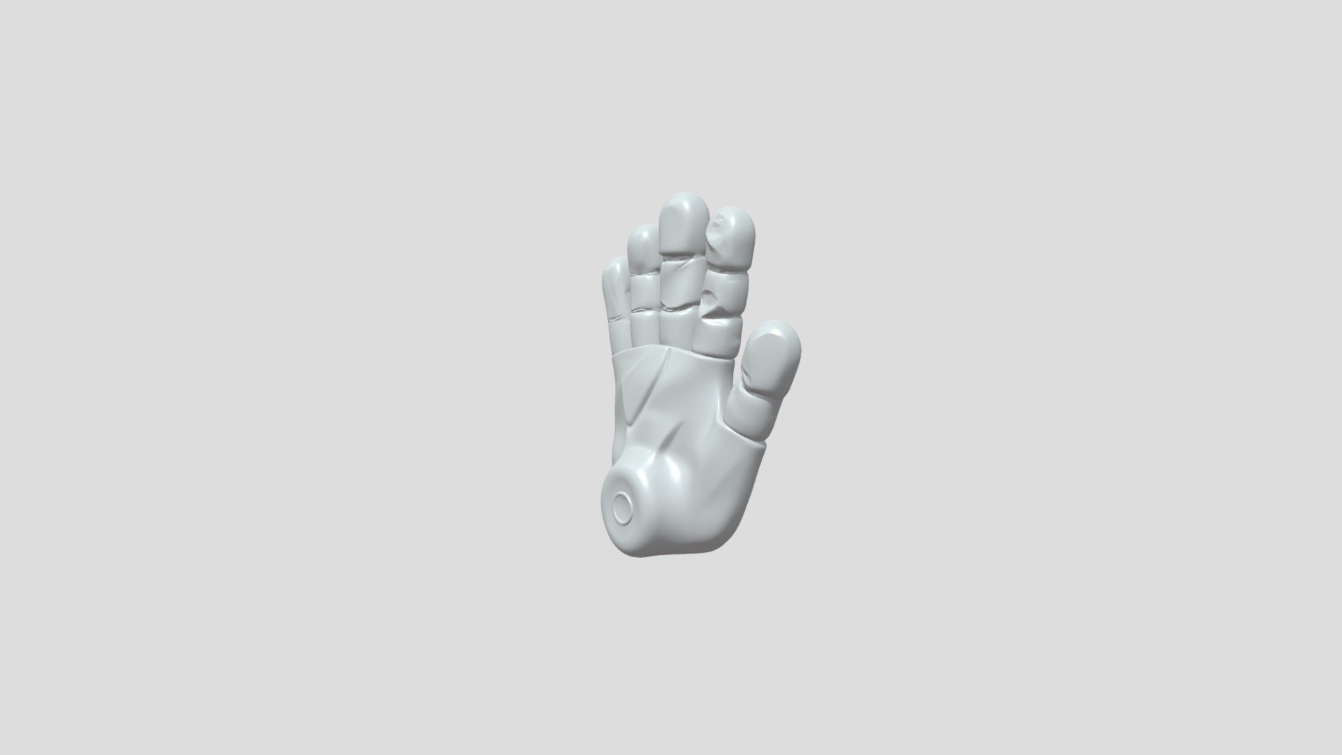 A blue hand model - 3D model by sawela2 [bf84cb6] - Sketchfab