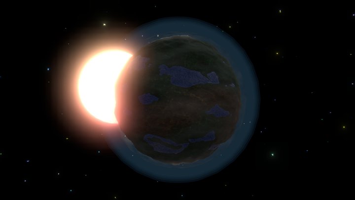 Planet Mazza 3D Model