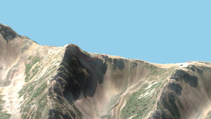 Via Ferrata - Golden BC 3D Model