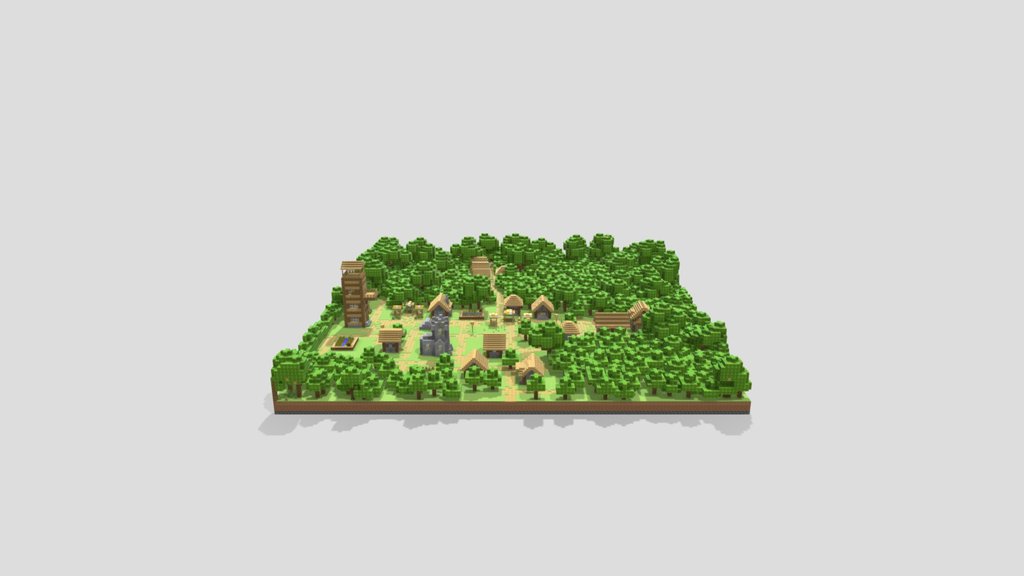 A Minecraft Village