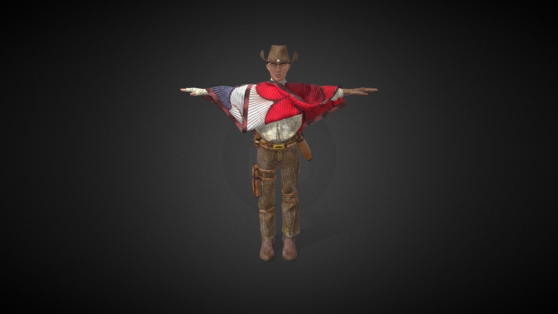 Cowboy_model - 3D model by chinh_tran [bf86456] - Sketchfab