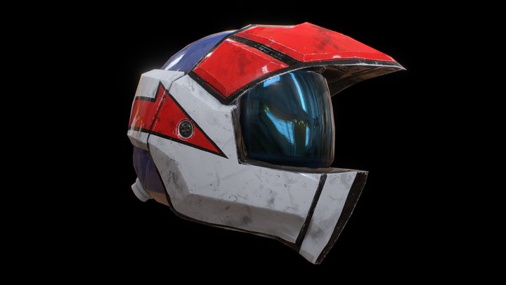 Macross Helmet 3D Model