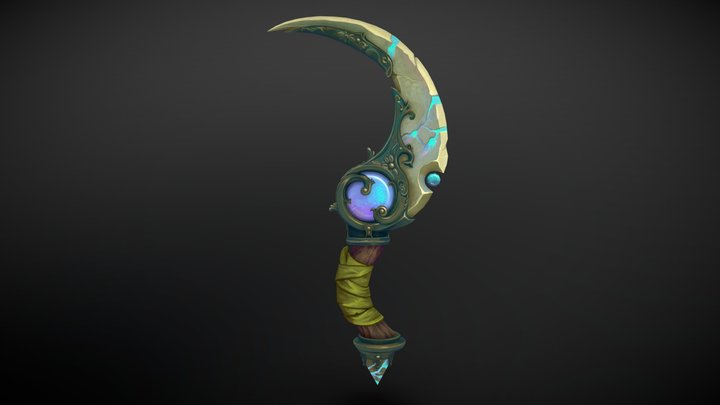 Blade of the Astral Gardener 3D Model