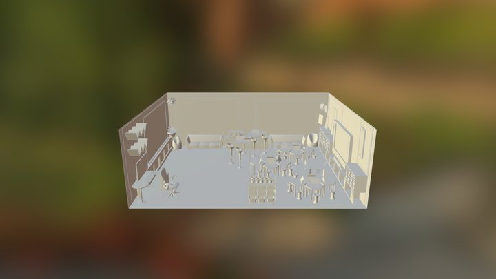 Alan Classroom 3D Model