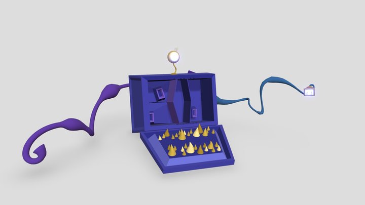 Painted Secondary Forms – HW11 Drafts 3D Model