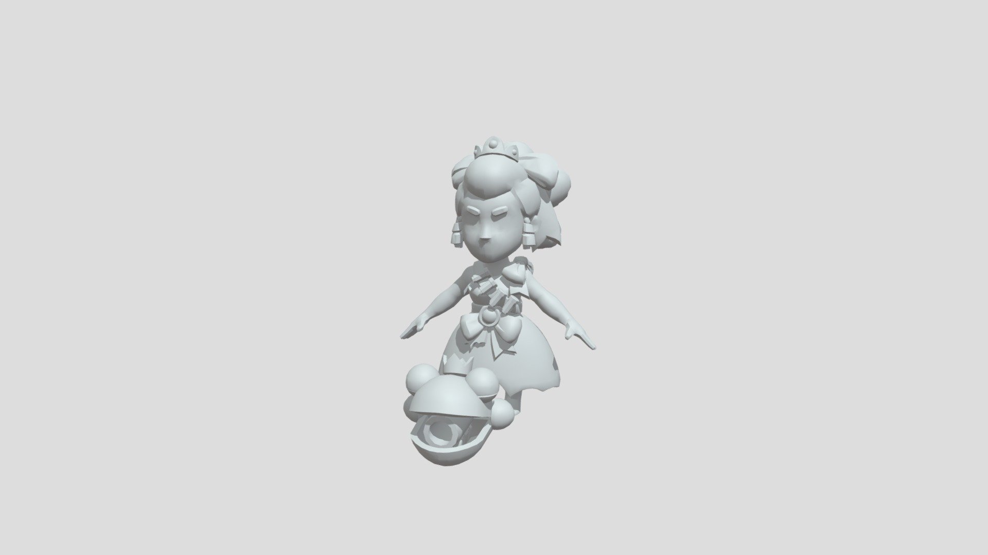 Brawl stars Princess Shelly (texture in zip) - Download Free 3D model ...