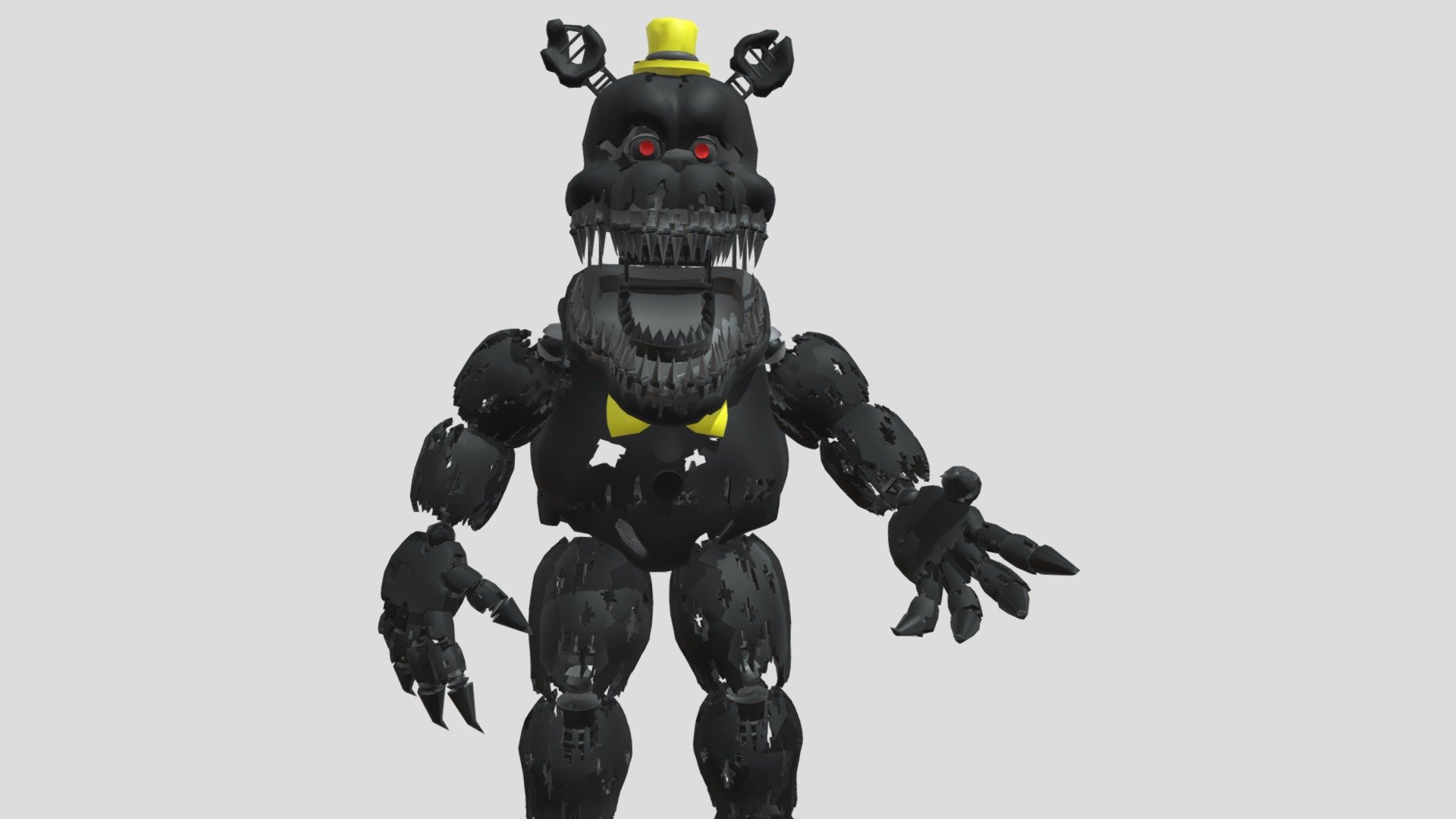 FNAF 4 Nightmare - Download Free 3D model by bonfoxyw [bf88afe] - Sketchfab