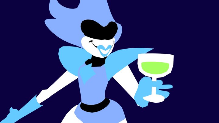 giga qeen - deltarune 3D Model