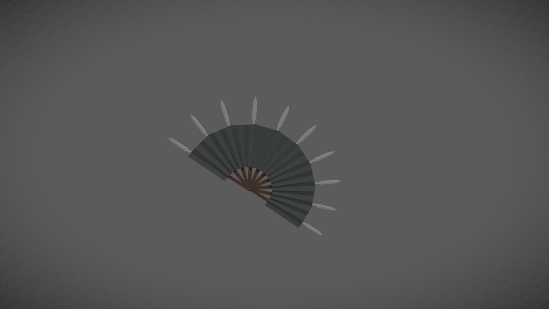 Low-poly Tessen