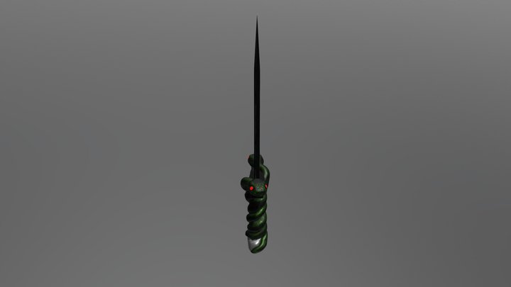 Serpent Dagger 3D Model