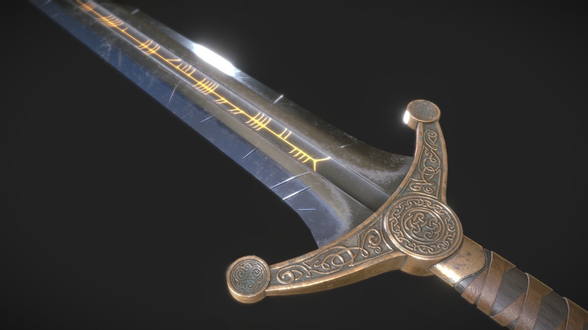 Sword of Power [Cursed - Netflix] - 3D model by Timothy Ahene ...