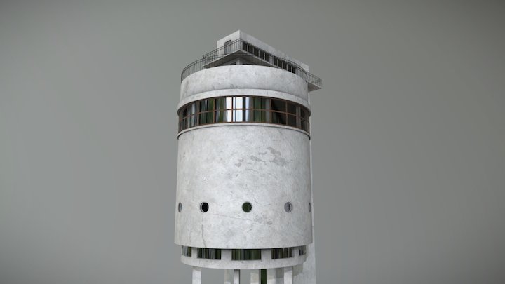 The White Tower Yekaterinburg 3D Model