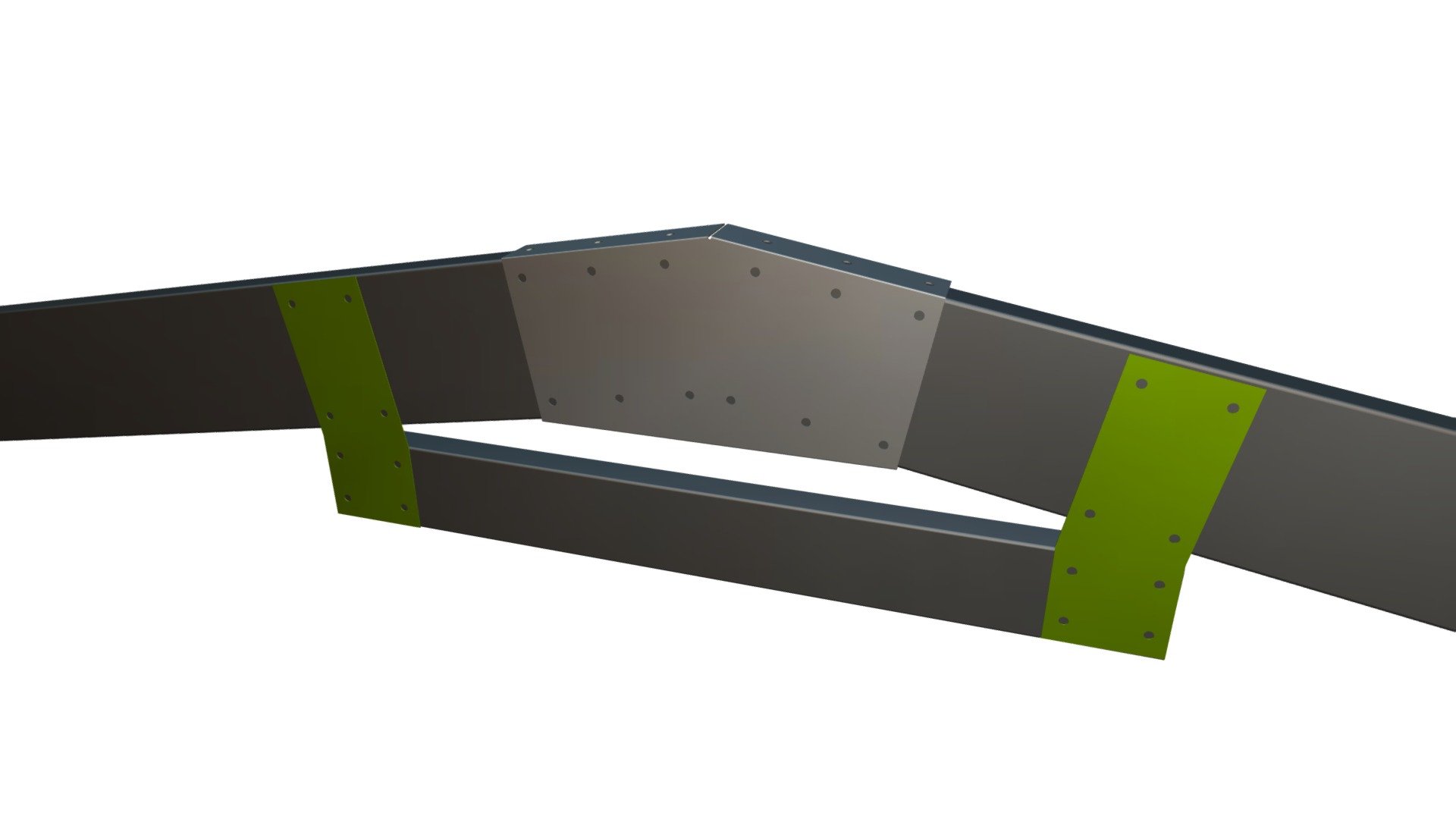 DWG459A 340R-200A-10 Apex Brace Bracket - 3D model by mchughsteel ...