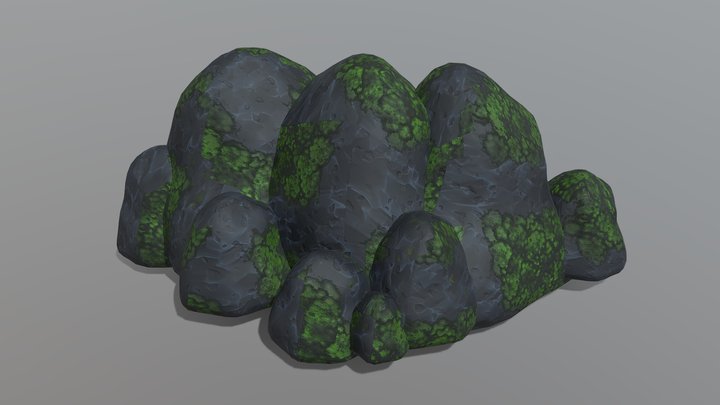 Rock Formation 2 3D Model