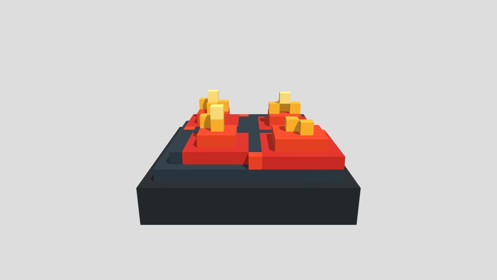 Golden Lichen - Voxel 32x32 (Animated)