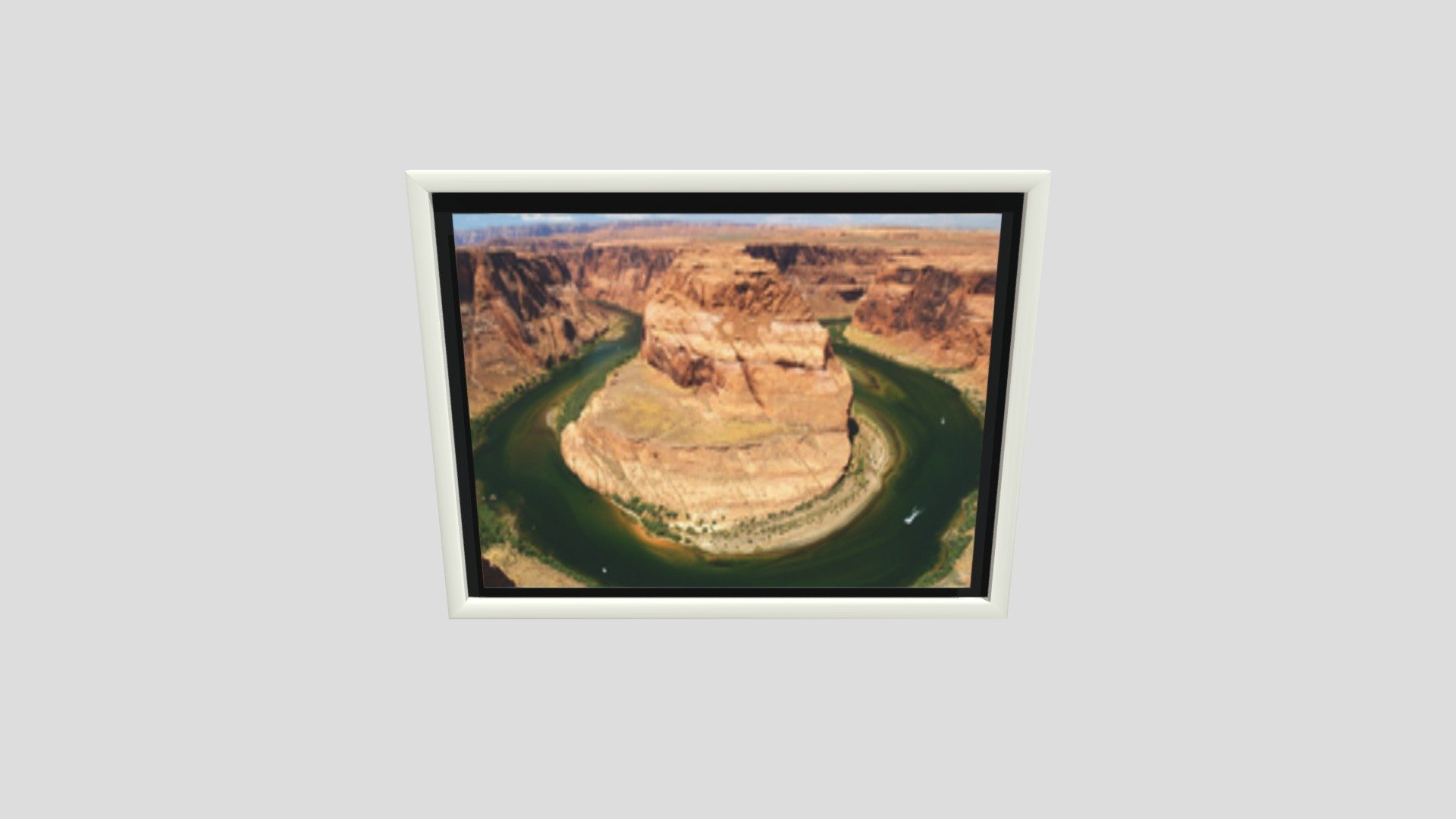 Frame horse shoe bend