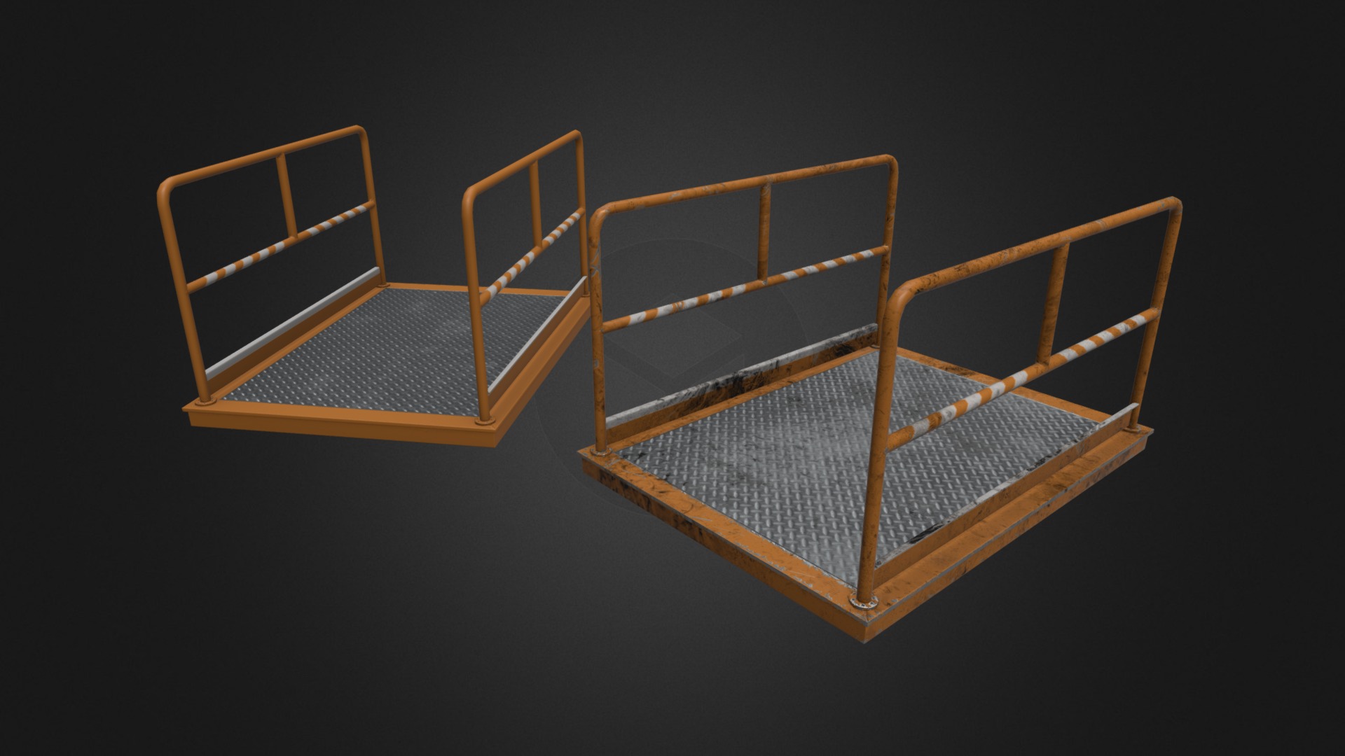 3D model Lift 3 - This is a 3D model of the Lift 3. The 3D model is about a few wooden chairs.