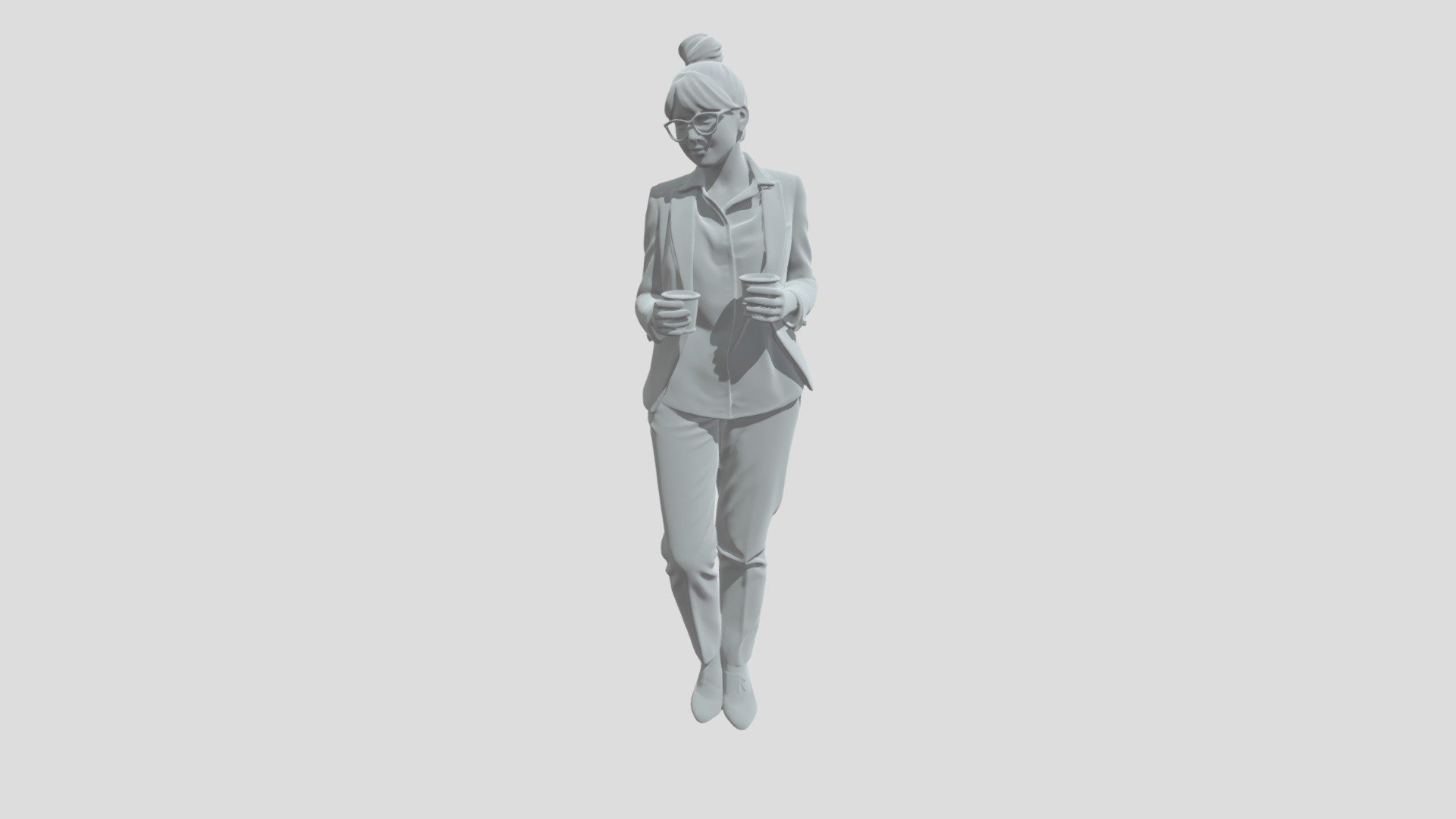 female software developer - 3D model by Galllivant [bf8faa1] - Sketchfab