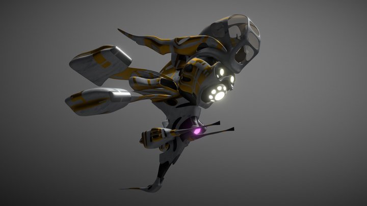 Starfighter LIBELLIA 3D Model