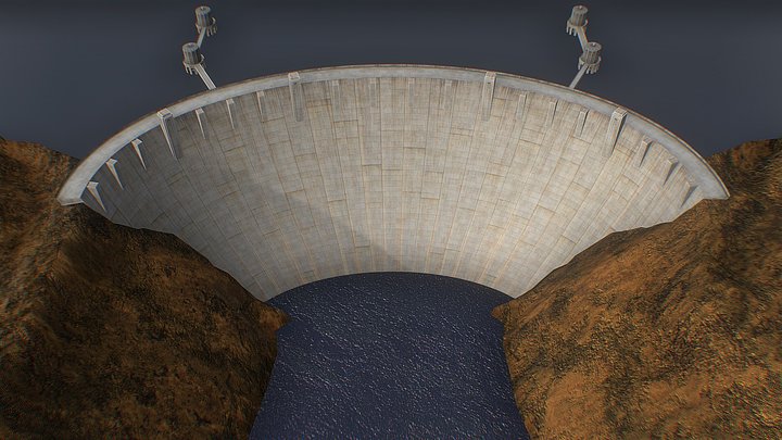 Hoover Dam 3D Model