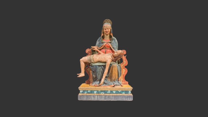 Pietà Scultura lignea - Monsampolo del Tronto 3D Model