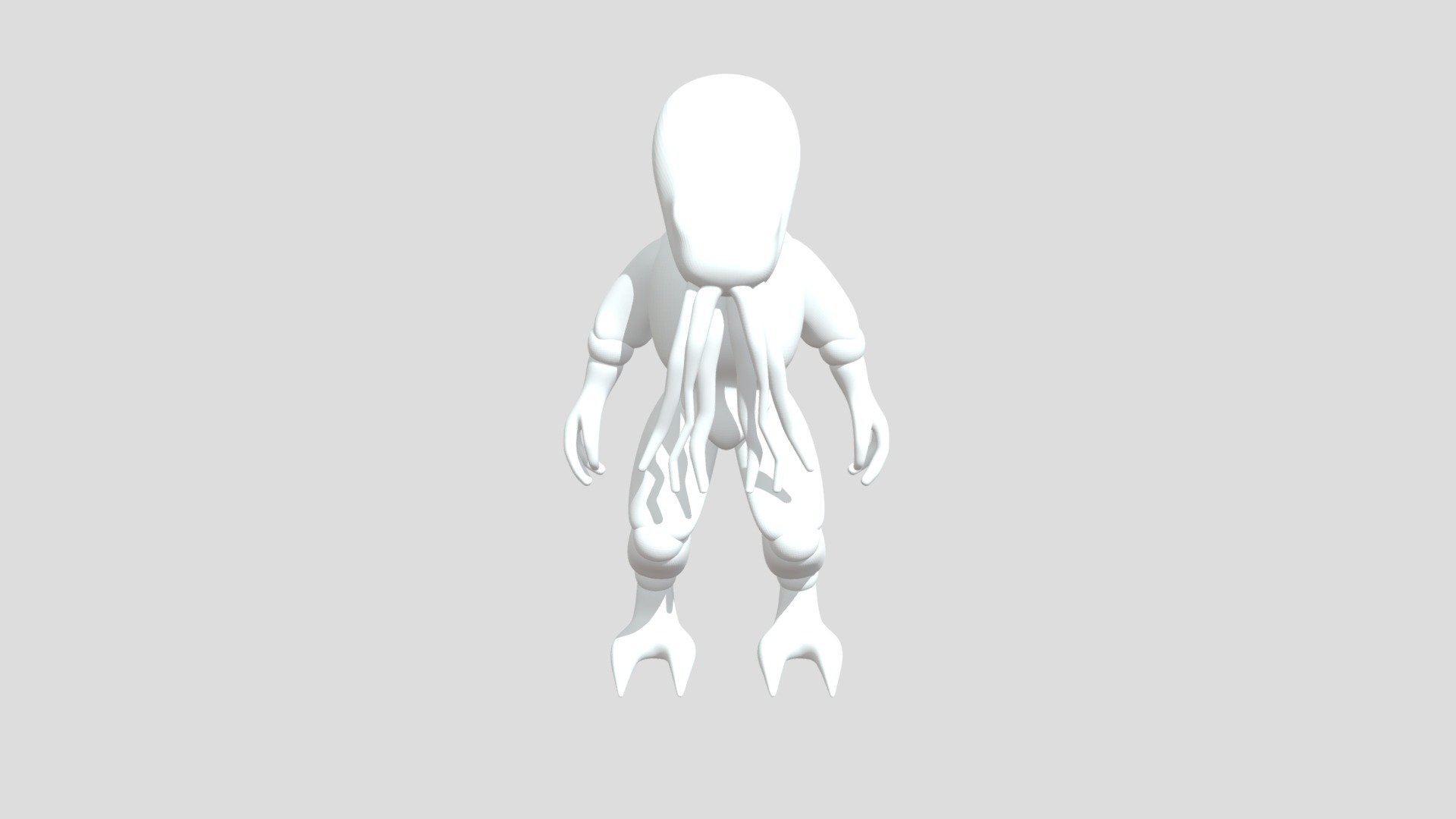 Modelo personaje (Chtulhu) - CODER - Diseño 3D - 3D model by DylanL2001 ...