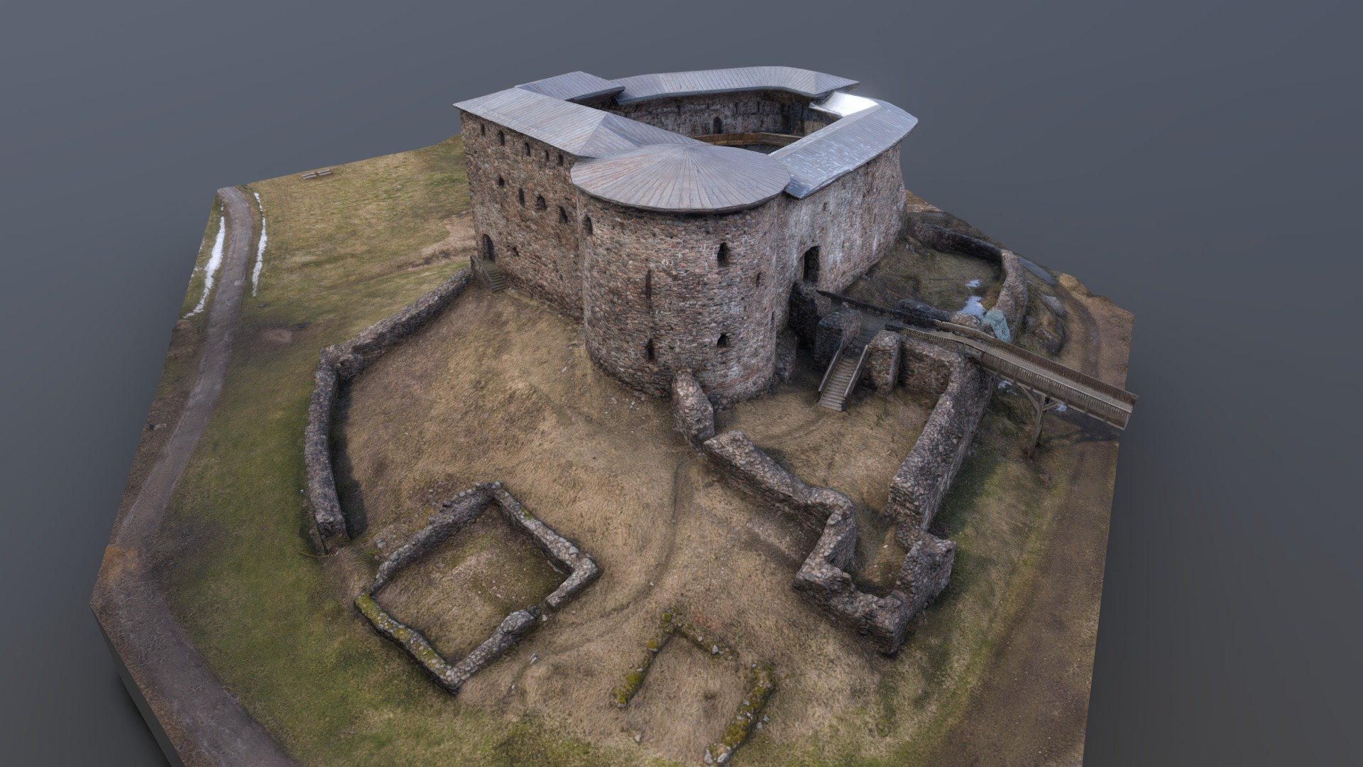 Raasepori castle ruins - 3D model by Ville Kröger (@k-vuohi) [bf91952 ...