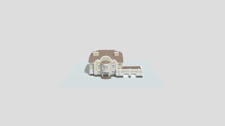 Tenistaya-fasade 3D Model